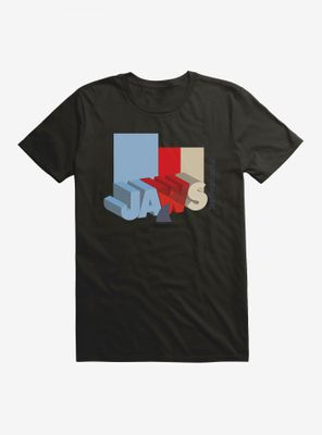 Jaws Bold 3D Title Script T-Shirt