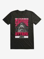 Jaws Swimming Alone Stack T-Shirt