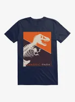 Jurassic Park T-Rex Square Silhouette T-Shirt