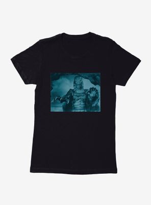 Creature From The Black Lagoon Live Action Blue Scene Womens T-Shirt