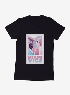 Miami Vice Pastel Crockett And Tubbs Womens T-Shirt