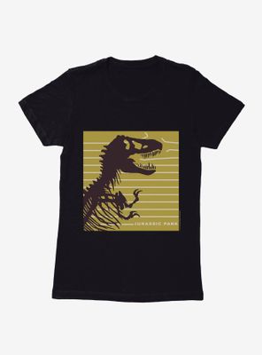 Jurassic Park T-Rex Line Break Womens T-Shirt