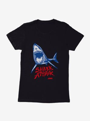 Jaws Shark Attack Womens T-Shirt