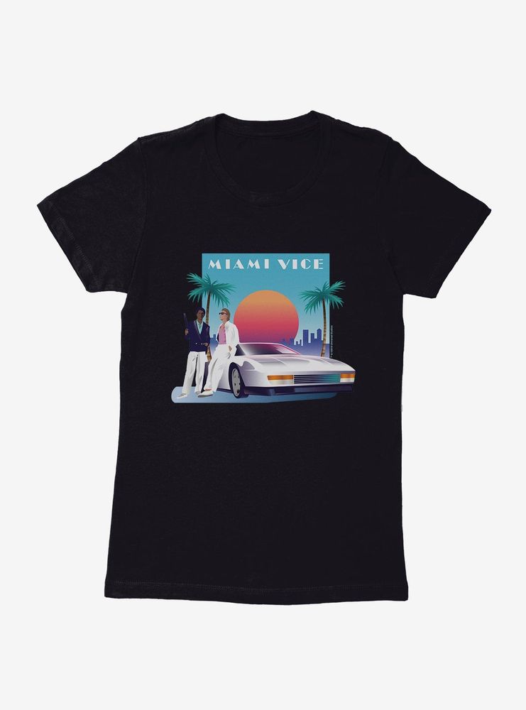 Miami Vice Sweet Ride Womens T-Shirt