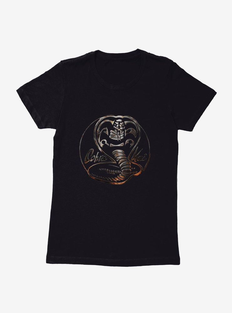 Cobra Kai Silver Logo Womens T-Shirt