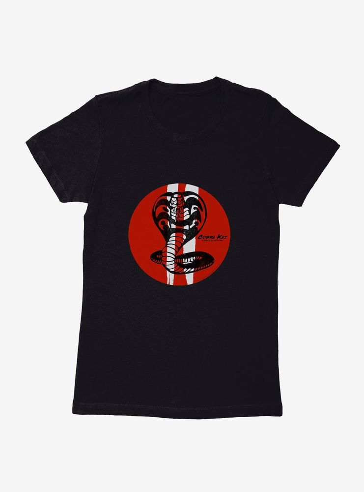 Cobra Kai Two Color Logo Womens T-Shirt