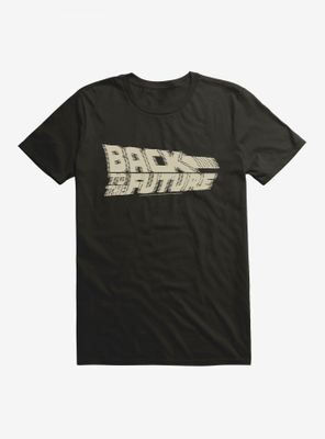 Back To The Future Blurred Script T-Shirt