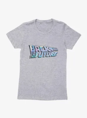 Back To The Future Pastel Script Womens T-Shirt