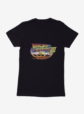 Back To The Future Part III Title Scene Womens T-Shirt