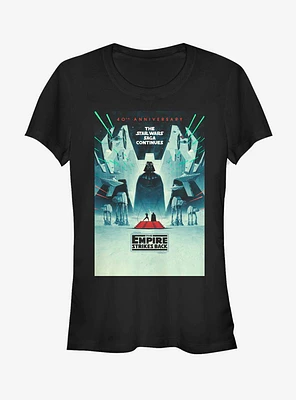 Star Wars Episode V: The Empire Strikes Back 40th Anniversary Poster Girls T-Shirt