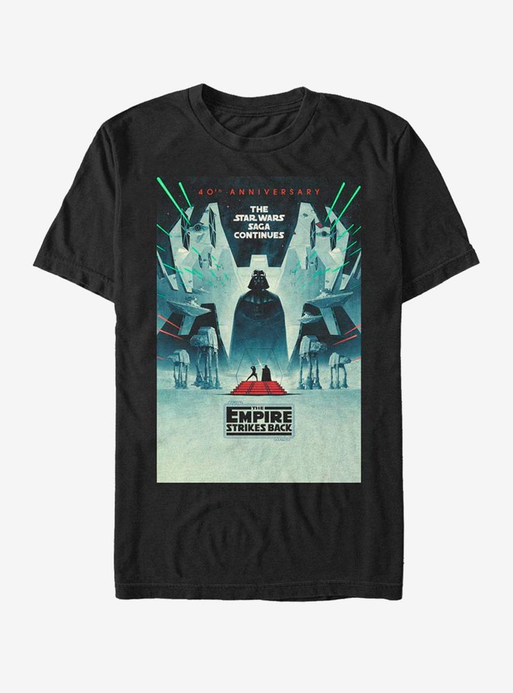 Star Wars Episode V: The Empire Strikes Back 40th Anniversary Poster T-Shirt