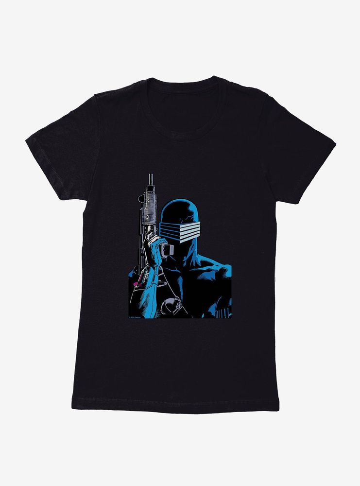 G.I. Joe Snake Eyes Pose Womens T-Shirt