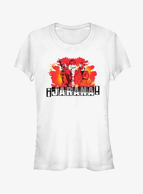 La Casa De Papel Jarana Group Splatter Girls T-Shirt