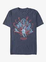 Stranger Things Tonal Gorgon Group Shot T-Shirt