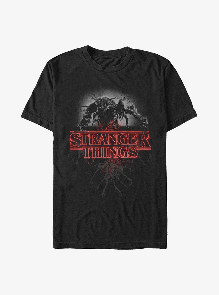 Stranger Things Logo Demogorgon T-Shirt