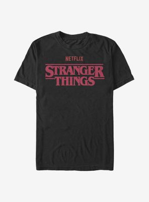 Stranger Things Netflix Logo T-Shirt