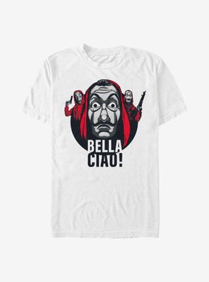 La Casa De Papel Ciao Circle Trio T-Shirt