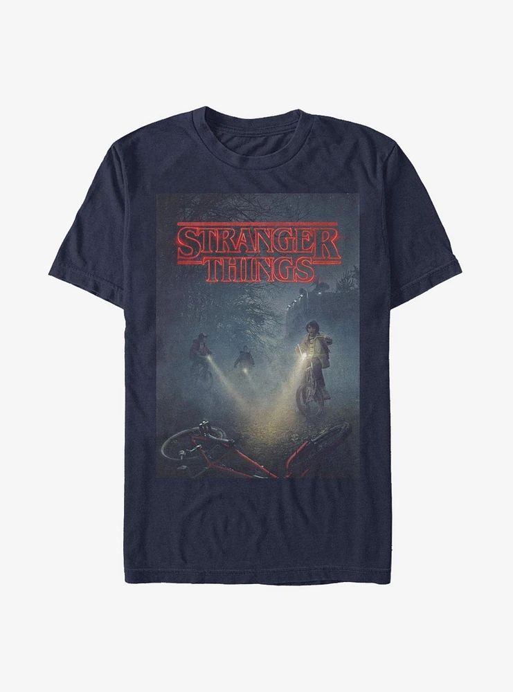 Stranger Things Will Missing Bike Poster T-Shirt