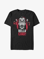 La Casa De Papel Ciao Masked Trio T-Shirt