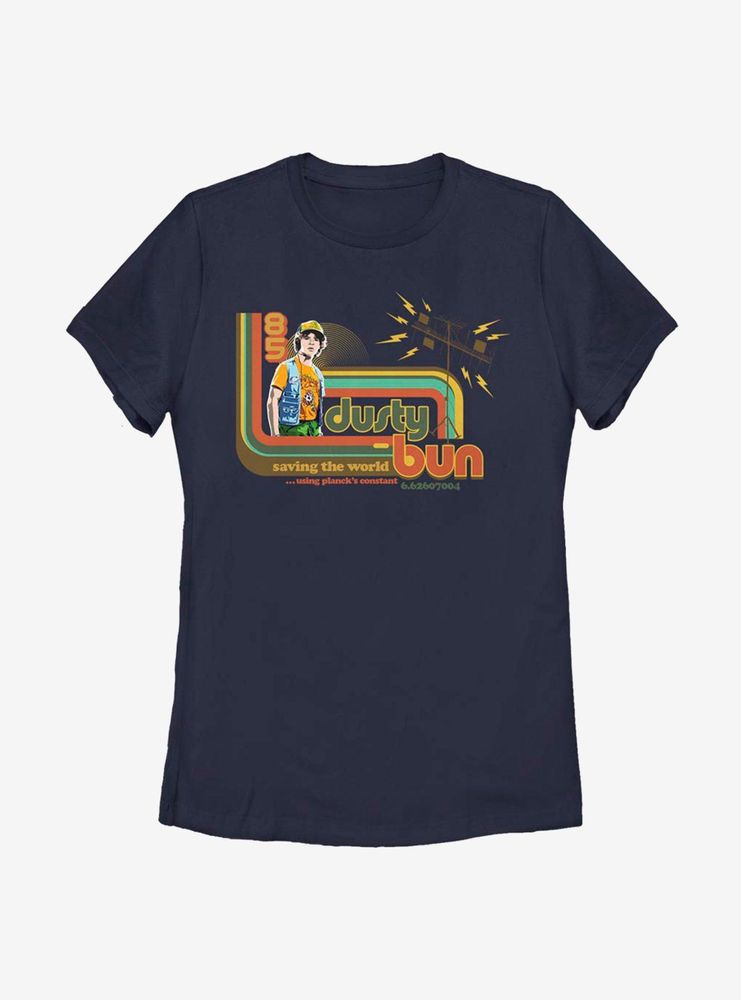 Stranger Things Dusty Bun Womens T-Shirt