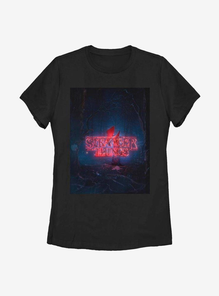 Stranger Things Strange 4 Poster Womens T-Shirt