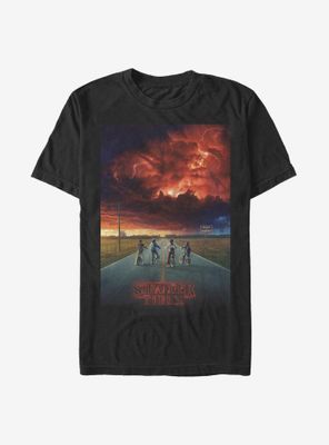Stranger Things Demogorgon Cloud Poster T-Shirt