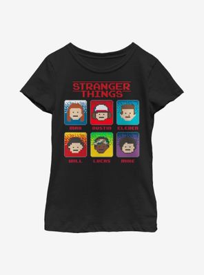 Stranger Things 8 Bit Youth Girls T-Shirt