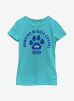 Stranger Things Hawkins Cubs Paw Emblem Youth Girls T-Shirt