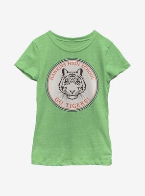 Stranger Things Hawkins Go Tigers Youth Girls T-Shirt