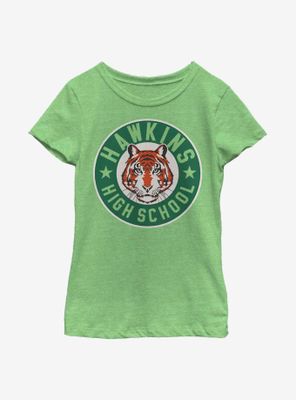 Stranger Things Hawkins High Tiger Emblem Youth Girls T-Shirt