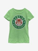 Stranger Things Hawkins High Tiger Emblem Youth Girls T-Shirt