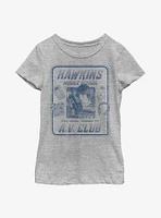 Stranger Things Mike Hawkins AV President Youth Girls T-Shirt