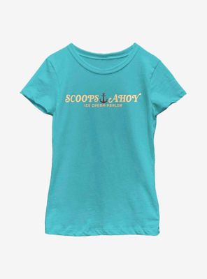 Stranger Things Scoops Ahoy Youth Girls T-Shirt