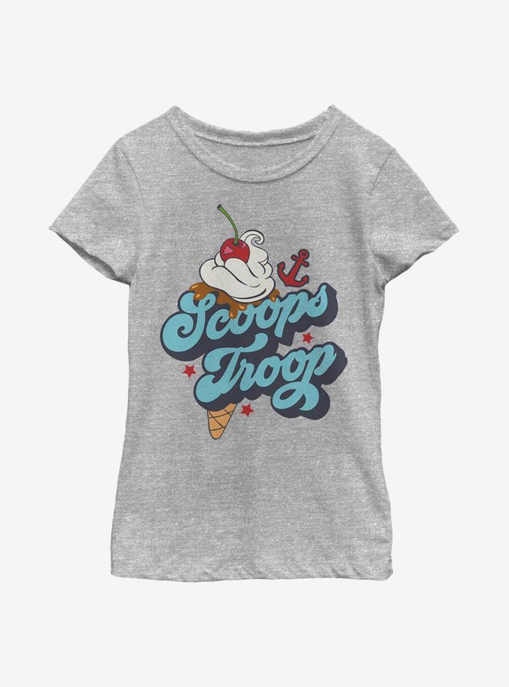 Stranger Things Scoops Troops Youth Girls T-Shirt