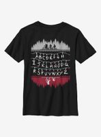 Stranger Things Alphabet Lights Youth T-Shirt