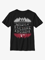 Stranger Things Alphabet Lights Youth T-Shirt