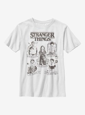 Stranger Things DND Classes Youth T-Shirt