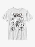 Stranger Things DND Classes Youth T-Shirt