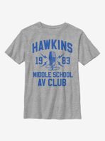 Stranger Things Hawkins AV Club Youth T-Shirt