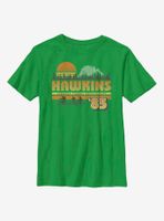 Stranger Things Hawkins Vintage Sunsnet Youth T-Shirt