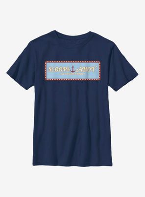 Stranger Things Scoops Ahoy Panel Youth T-Shirt