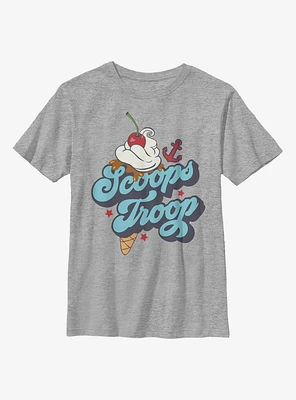 Stranger Things Scoops Troops Youth T-Shirt