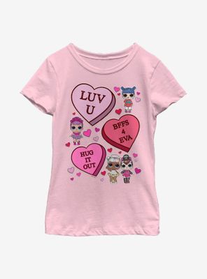 L.O.L. Surprise! LOL Candy Hearts Youth Girls T-Shirt