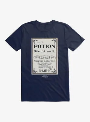 Fantastic Beasts Herbology Potion Bille d' Armadillo Script T-Shirt