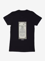 Fantastic Beasts Herbology Essence de Folie Script Womens T-Shirt