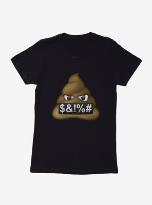 Emoji Poo Curse Womens T-Shirt