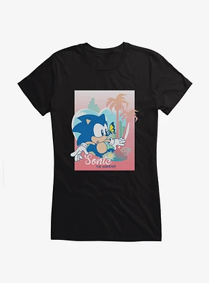 Sonic The Hedgehog Summer Butterfly Girls T-Shirt