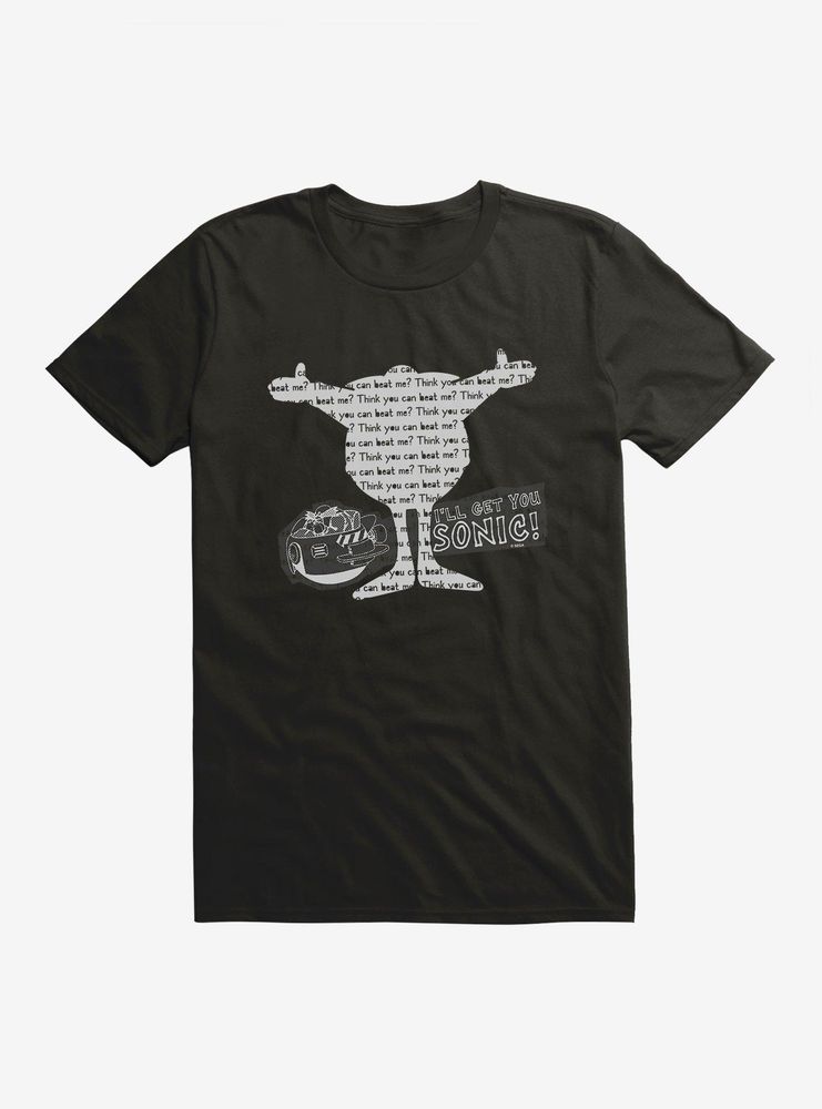 Sonic The Hedgehog Eggman Paper Cutout T-Shirt