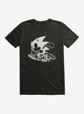 Sonic The Hedgehog Cutout Silhouette T-Shirt