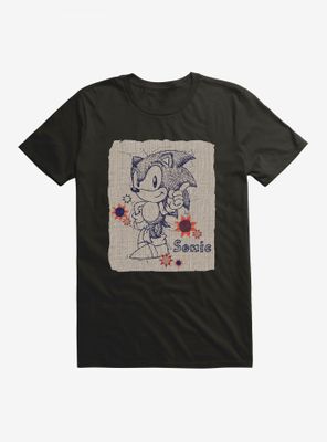 Sonic The Hedgehog Paper Pose T-Shirt